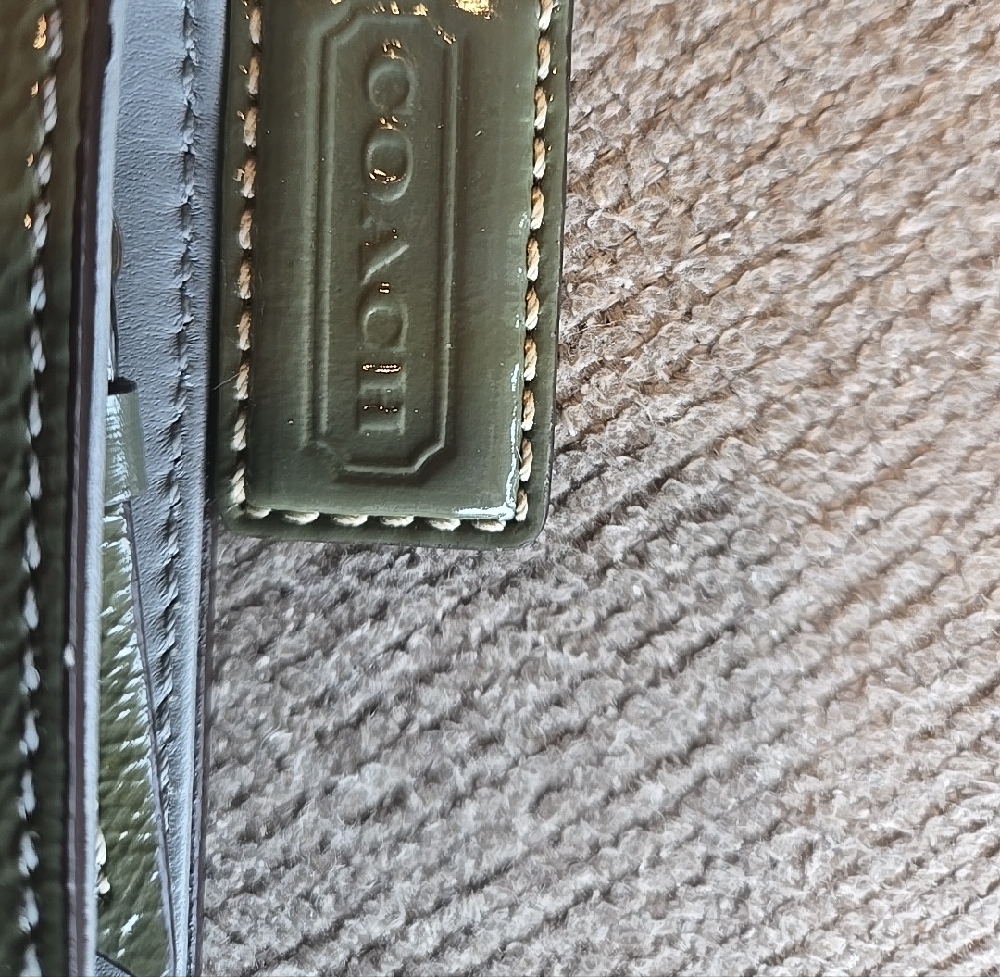 Coach Olive Green Wristlet - Picture 2 of 2